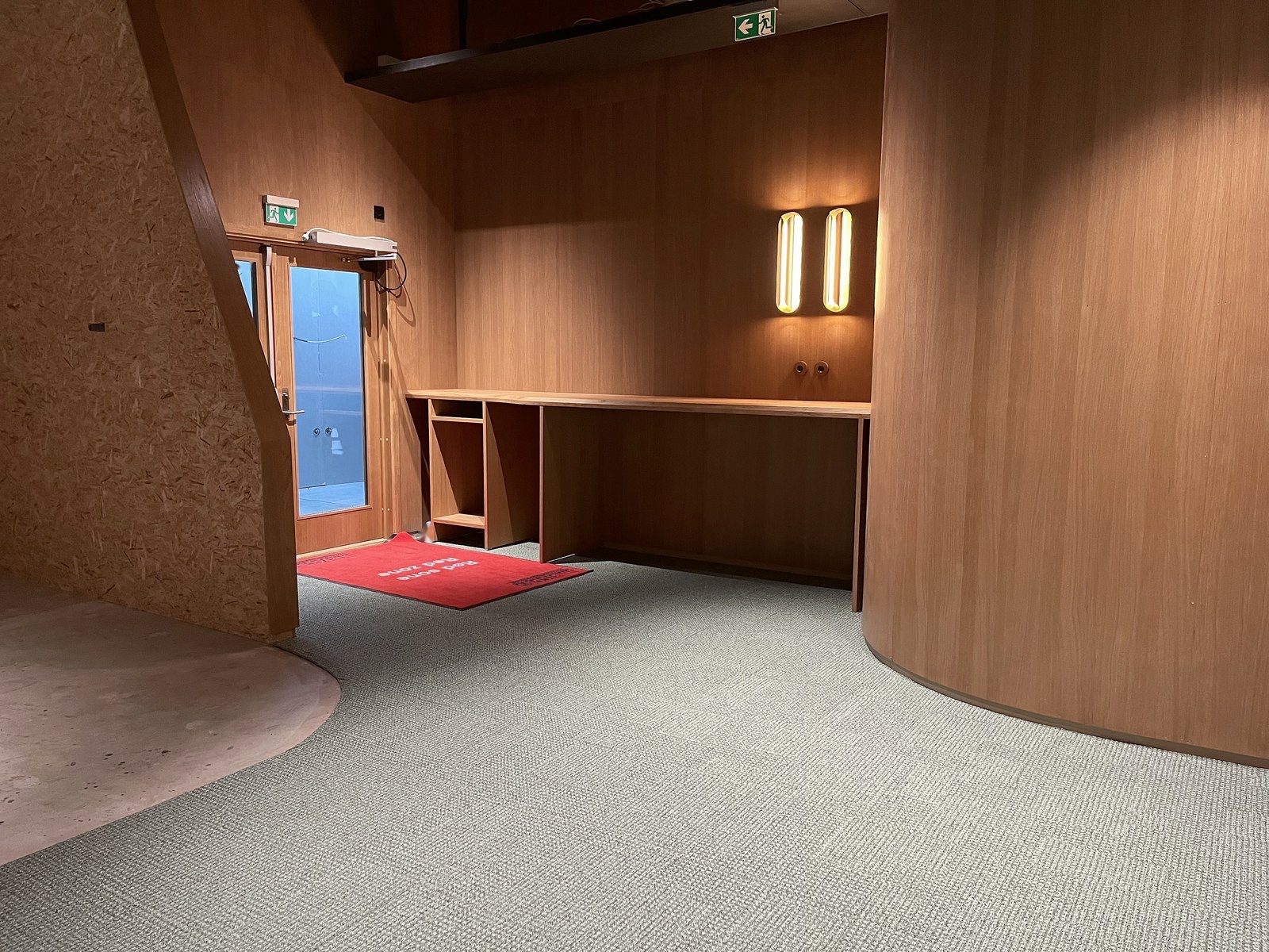 Entrance desk at Vika Golf Club