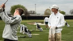 Mikkel on the range at Baylor