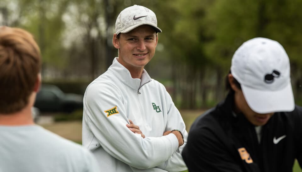 Team practice at Baylor